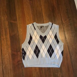 Garage Argyle Sweater Vest
